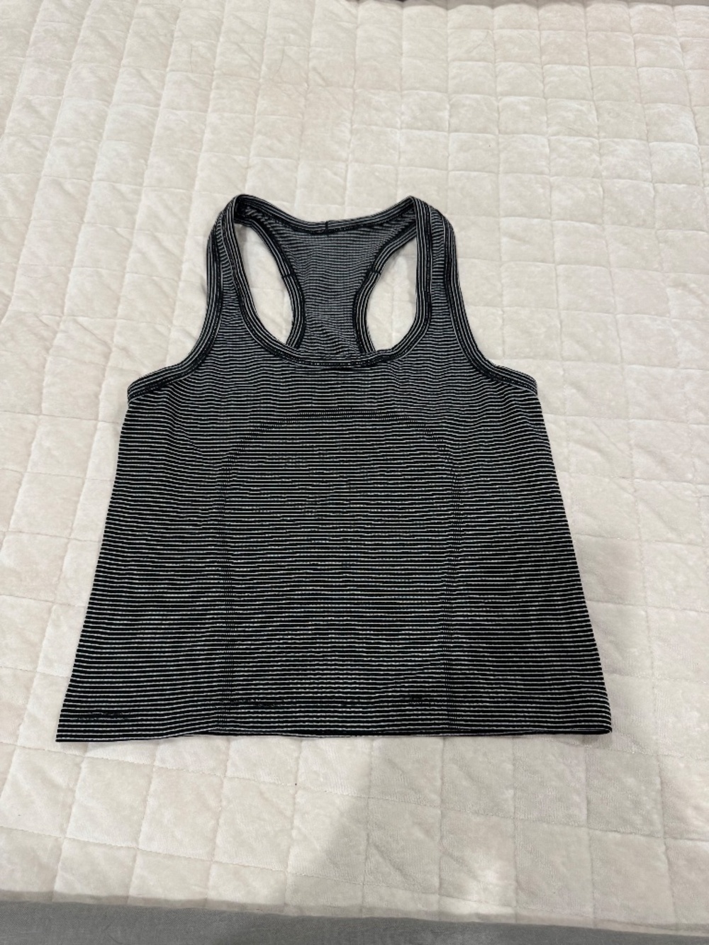 Lululemon Swiftly Tech Racerback Hyper Stripe Black